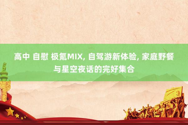 高中 自慰 极氪MIX， 自驾游新体验， 家庭野餐与星空夜话的完好集合
