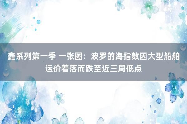 鑫系列第一季 一张图：波罗的海指数因大型船舶运价着落而跌至近三周低点