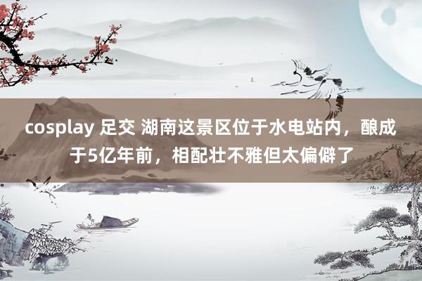 cosplay 足交 湖南这景区位于水电站内，酿成于5亿年前，相配壮不雅但太偏僻了
