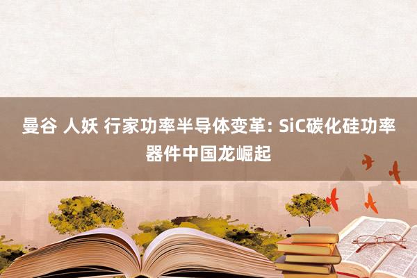 曼谷 人妖 行家功率半导体变革: SiC碳化硅功率器件中国龙崛起