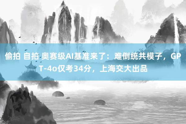 偷拍 自拍 奥赛级AI基准来了：难倒统共模子，GPT-4o仅考34分，上海交大出品