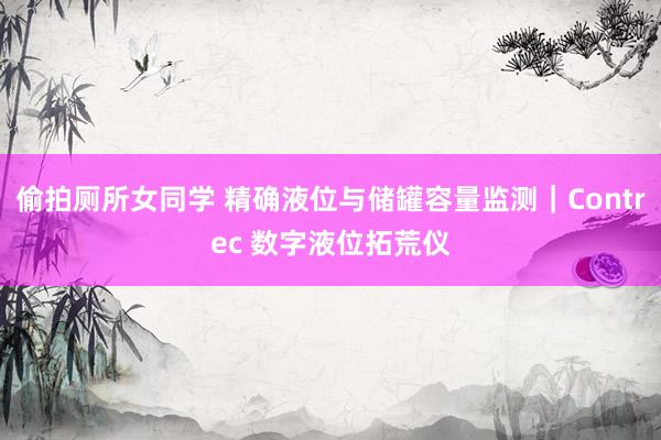 偷拍厕所女同学 精确液位与储罐容量监测｜Contrec 数字液位拓荒仪