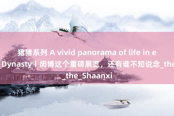 猪猪系列 A vivid panorama of life in early Tang Dynasty丨闵博这个重磅展览，还有谁不知说念_the_Shaanxi