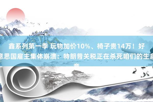 鑫系列第一季 玩物加价10%、椅子贵14万！好意思国雇主集体崩溃：特朗普关税正在杀死咱们的生意