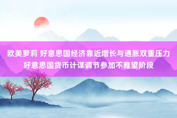 欧美萝莉 好意思国经济靠近增长与通胀双重压力好意思国货币计谋调节参加不雅望阶段
